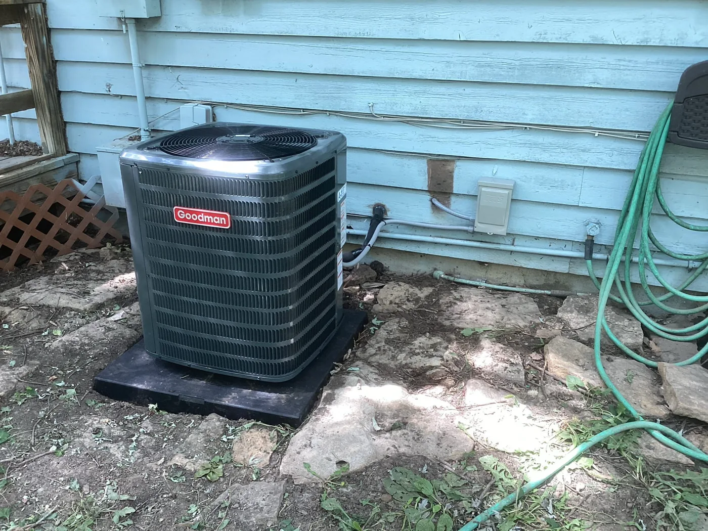 13.4 SEER2 3 ton Goodman Air Conditioner by A-1 Plumbing Heating Cooling Electrical