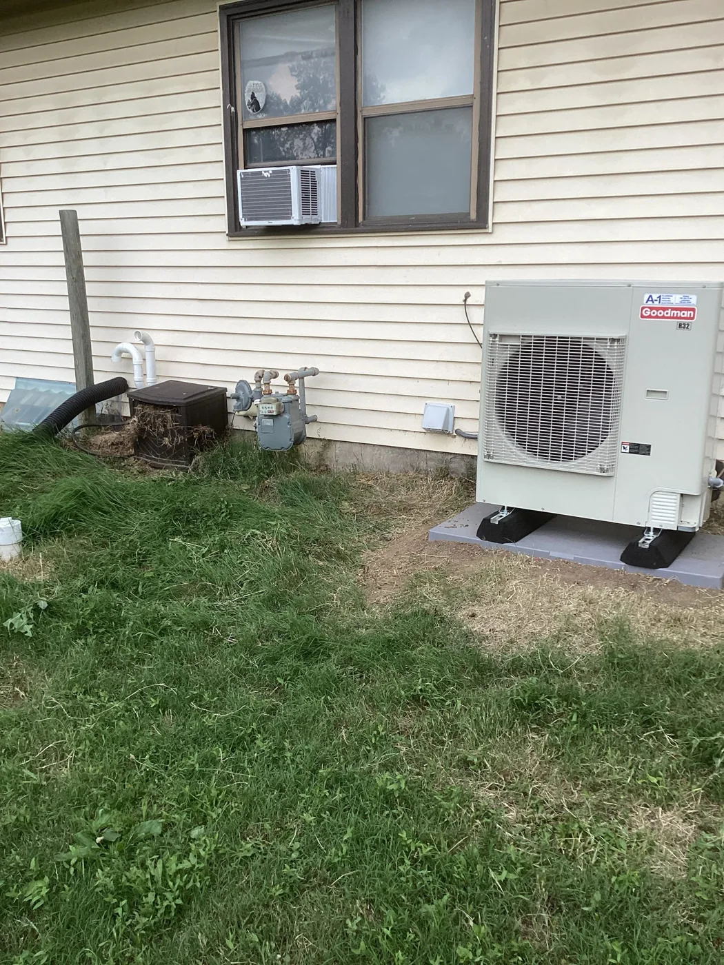 AC install 4 by A-1 Plumbing Heating Cooling Electrical