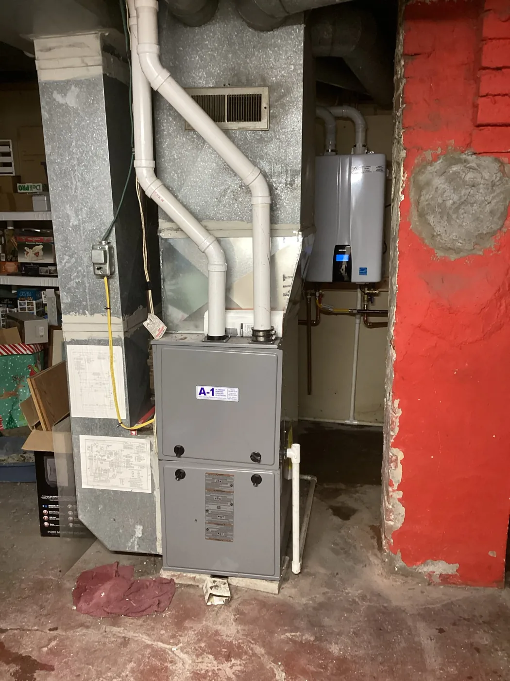 Furnace Install 17 by A-1 Plumbing Heating Cooling Electrical