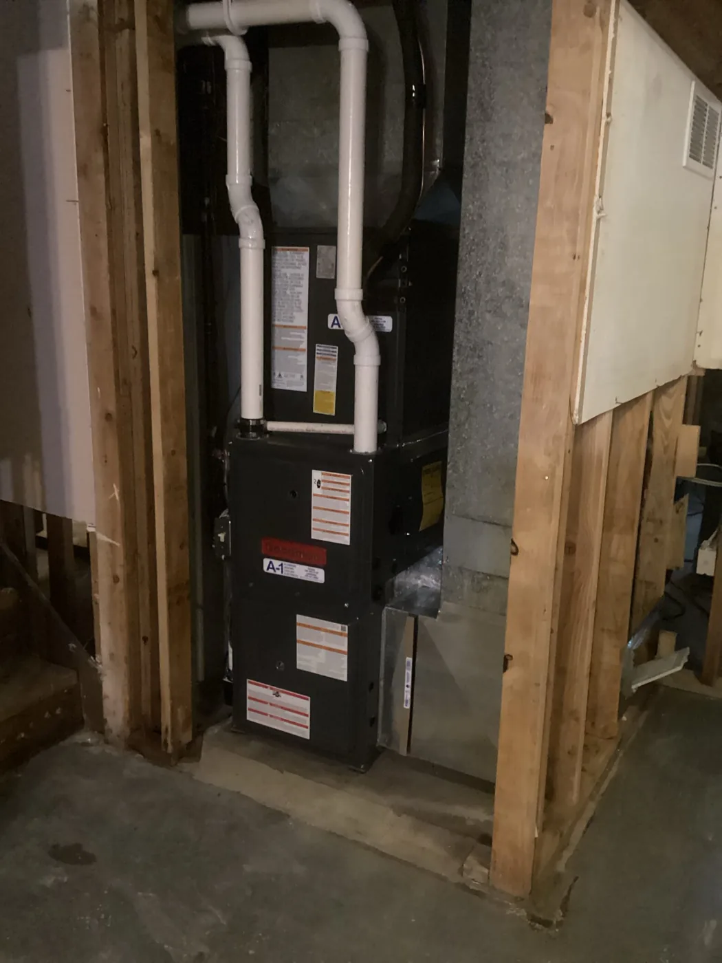 Furnace Install 18 by A-1 Plumbing Heating Cooling Electrical