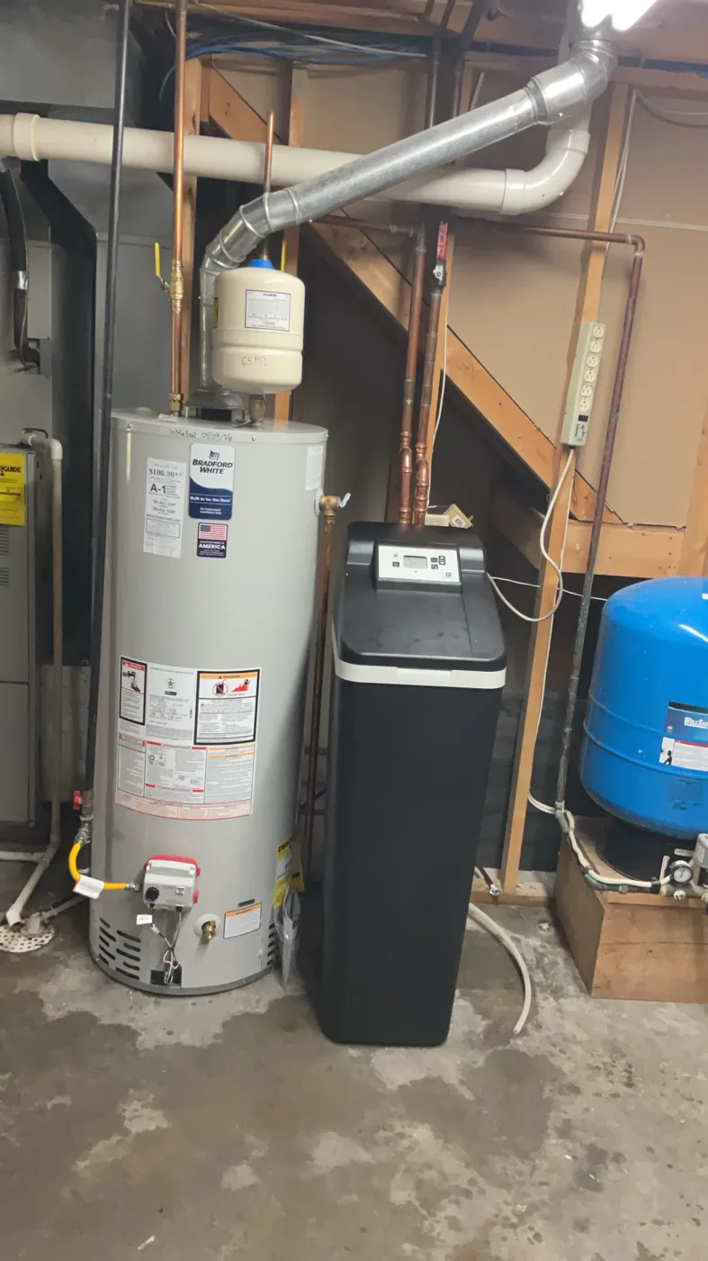 Bradford White 40 Gallon Gas Water Heater Install & NorthStar Water Softener by A-1 Plumbing Heating Cooling Electrical