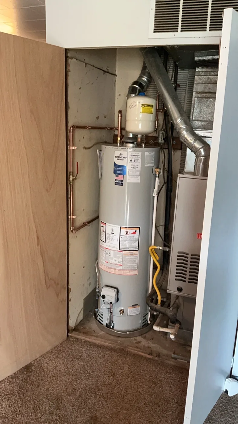 Bradford White 40 Gallon Gas Water Heater Install 3 by A-1 Plumbing Heating Cooling Electrical